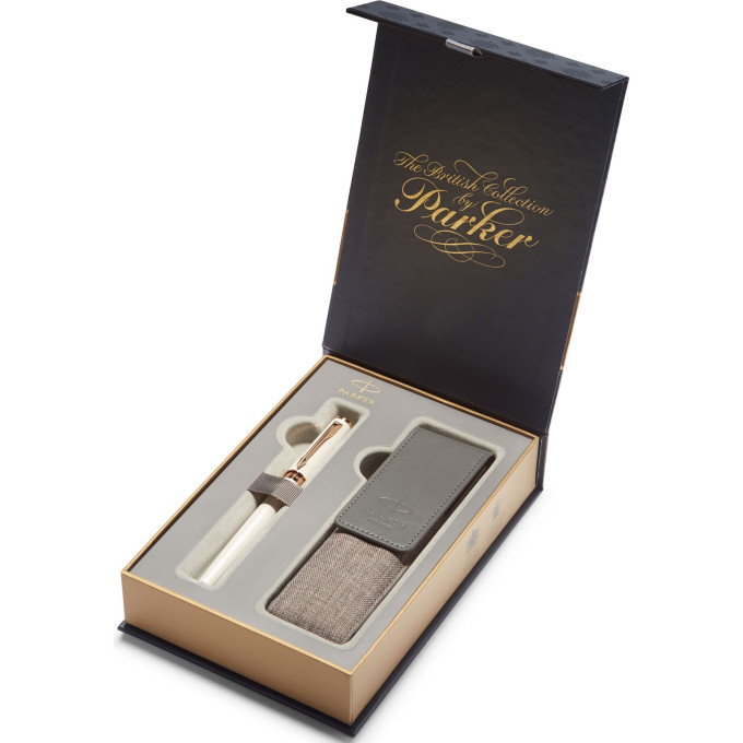Подарочный набор PARKER: Ручка пятый пишущий узел PARKER INGENUITY с премиальным чехлом для ручки 1978391